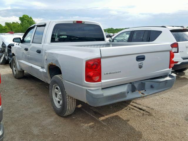 1D7HE28K96S666170 - 2006 DODGE DAKOTA QUA SILVER photo 3