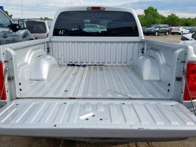 1D7HE28K96S666170 - 2006 DODGE DAKOTA QUA SILVER photo 6