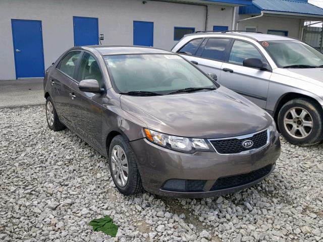 KNAFU4A2XD5734754 - 2013 KIA FORTE EX BROWN photo 1