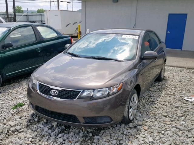 KNAFU4A2XD5734754 - 2013 KIA FORTE EX BROWN photo 2