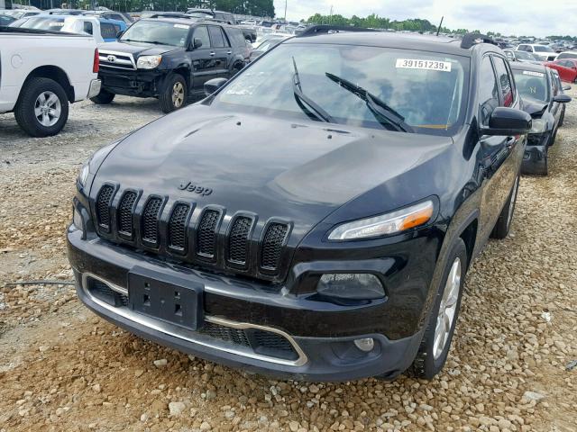 1C4PJLDB1FW516527 - 2015 JEEP CHEROKEE L BLACK photo 2