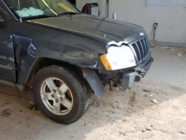 1J8GR48K87C541915 - 2007 JEEP GRAND CHER GRAY photo 9