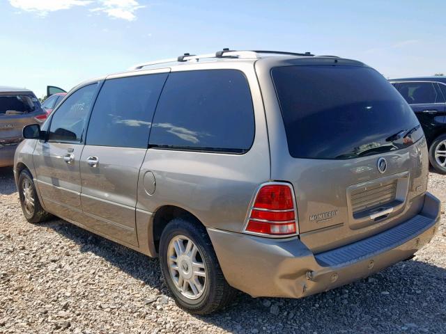 2MRDA20214BJ09659 - 2004 MERCURY MONTEREY BEIGE photo 3