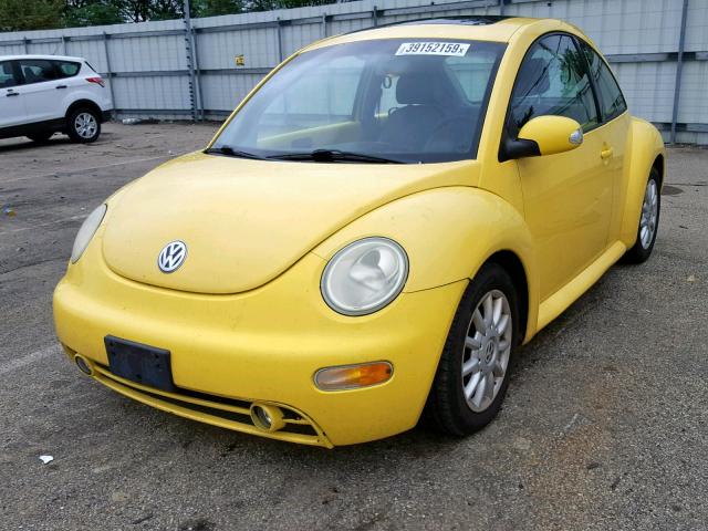3VWCK31C04M415241 - 2004 VOLKSWAGEN NEW BEETLE ყვითელი ფოტო 2