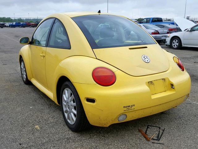 3VWCK31C04M415241 - 2004 VOLKSWAGEN NEW BEETLE ყვითელი ფოტო 3