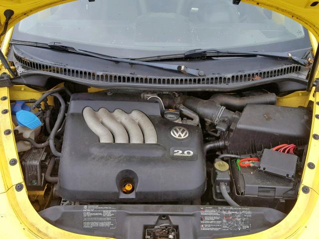 3VWCK31C04M415241 - 2004 VOLKSWAGEN NEW BEETLE ყვითელი ფოტო 7