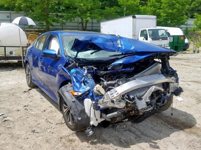 19XFC1F74GE002492 - 2016 HONDA CIVIC EXL BLUE photo 1