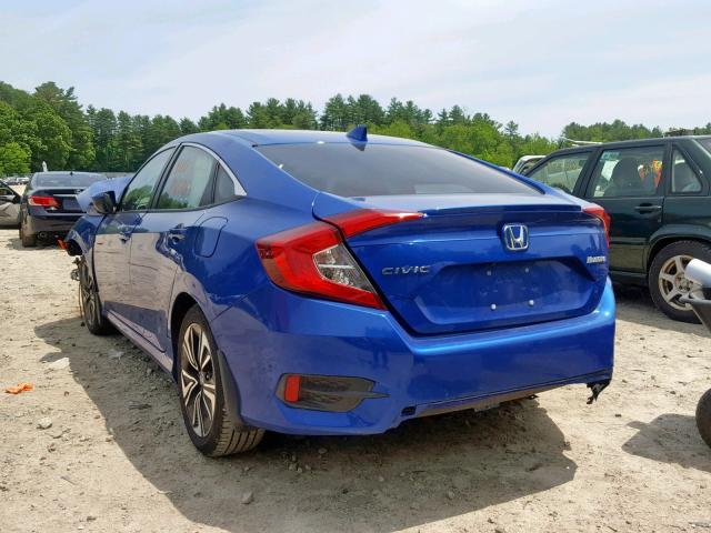 19XFC1F74GE002492 - 2016 HONDA CIVIC EXL BLUE photo 3