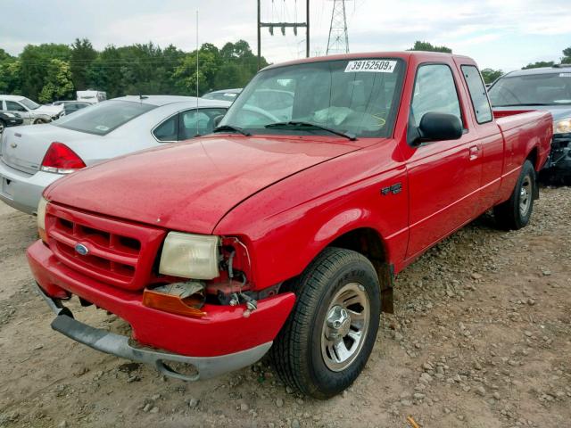 1FTYR14V8XTA81178 - 1999 FORD RANGER SUP RED photo 2