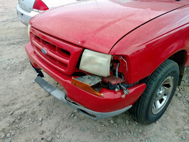 1FTYR14V8XTA81178 - 1999 FORD RANGER SUP RED photo 9