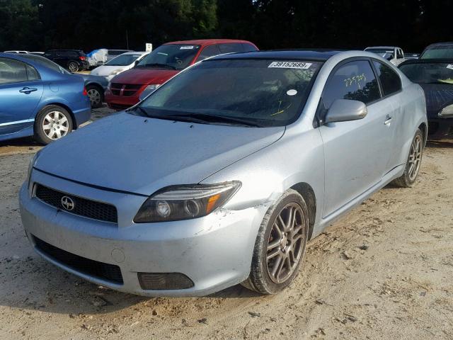 JTKDE177260092757 - 2006 TOYOTA SCION TC BLUE photo 2