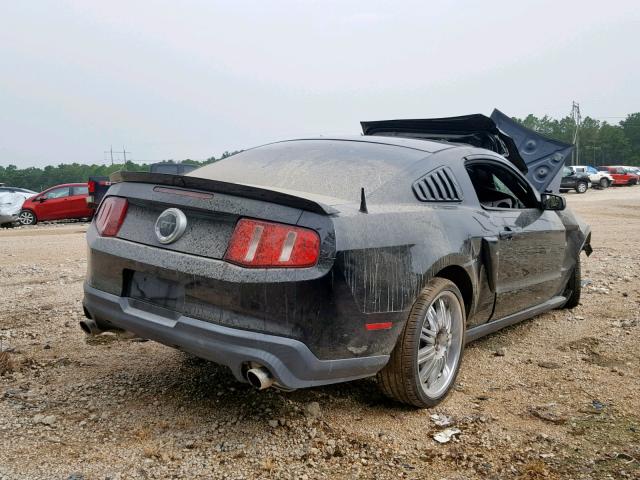 1ZVBP8CF3B5119330 - 2011 FORD MUSTANG GT BLACK photo 4