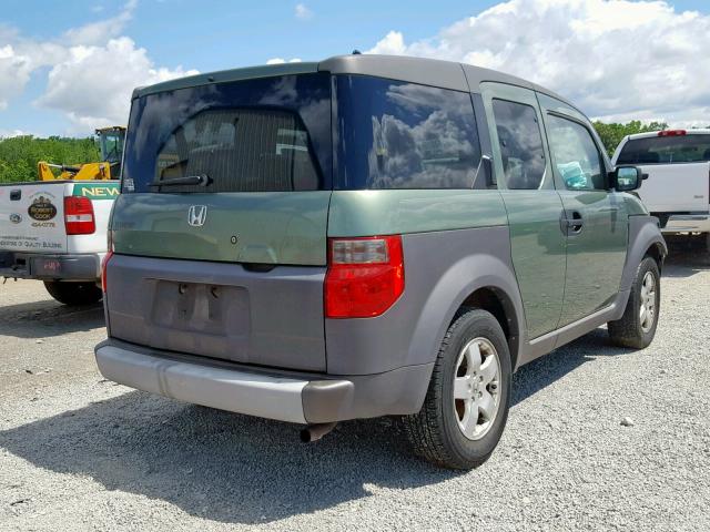 5J6YH28583L002227 - 2003 HONDA ELEMENT EX GREEN photo 4