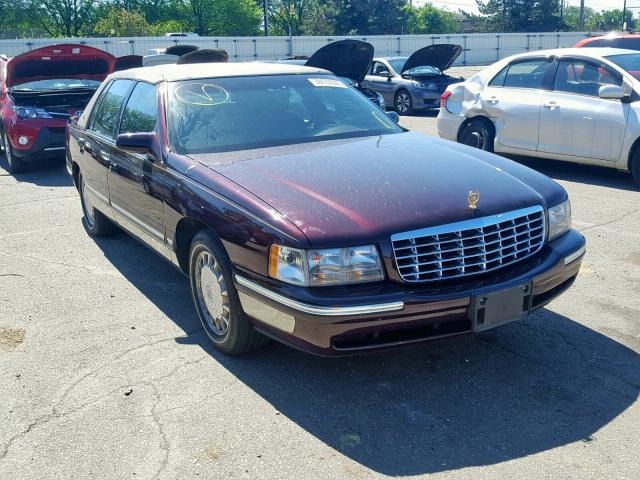 1G6KD54Y6VU260013 - 1997 CADILLAC DEVILLE BURGUNDY photo 1