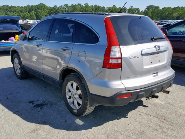 JHLRE38777C040650 - 2007 HONDA CR-V EXL SILVER photo 3