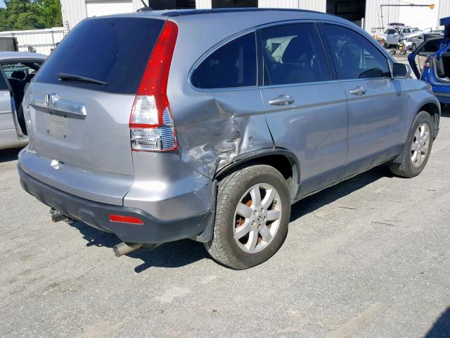 JHLRE38777C040650 - 2007 HONDA CR-V EXL SILVER photo 4