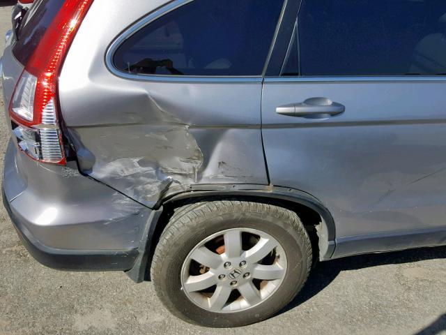 JHLRE38777C040650 - 2007 HONDA CR-V EXL SILVER photo 9