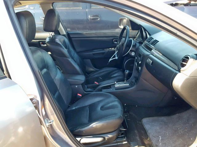 JM1BK323561420559 - 2006 MAZDA 3 S SILVER photo 5