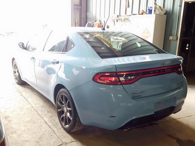 1C3CDFBA3DD219564 - 2013 DODGE DART SXT BLUE photo 3