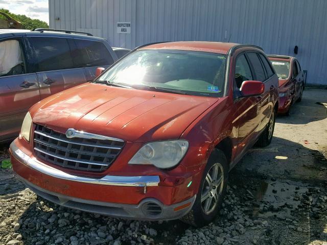 2A8GM68X37R164245 - 2007 CHRYSLER PACIFICA T RED photo 2