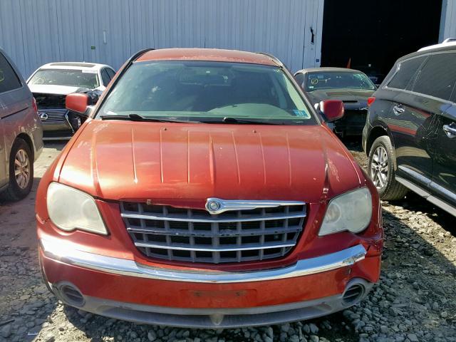 2A8GM68X37R164245 - 2007 CHRYSLER PACIFICA T RED photo 9