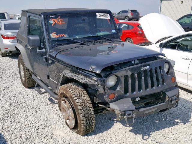 1J4AA2D16AL157977 - 2010 JEEP WRANGLER S BLACK photo 1