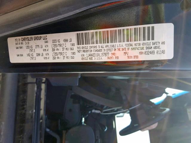 1J4AA2D16AL157977 - 2010 JEEP WRANGLER S BLACK photo 10