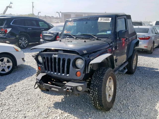 1J4AA2D16AL157977 - 2010 JEEP WRANGLER S BLACK photo 2