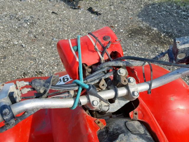 JH3TE1904SK001539 - 1995 HONDA TRX300 EX RED photo 8