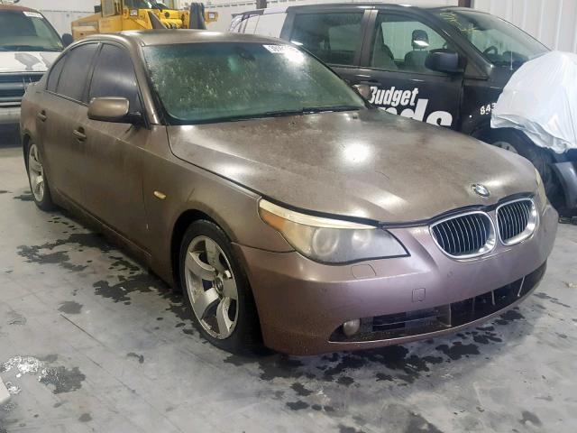 WBANE53556CK87089 - 2006 BMW 525 I BROWN photo 1