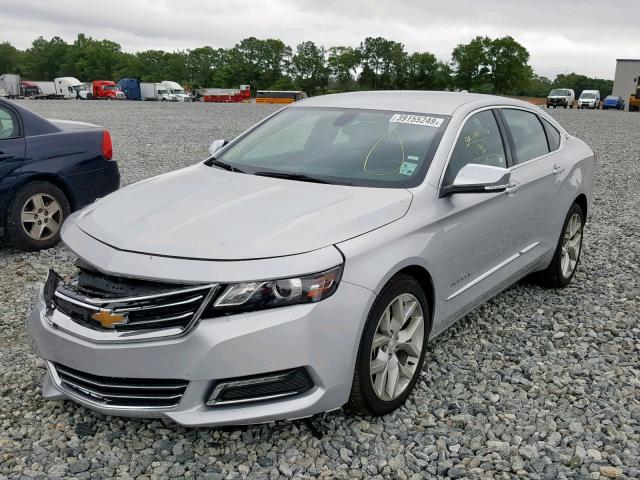 1G1105S37KU120312 - 2019 CHEVROLET IMPALA PRE ვერცხლისფერი ფოტო 2