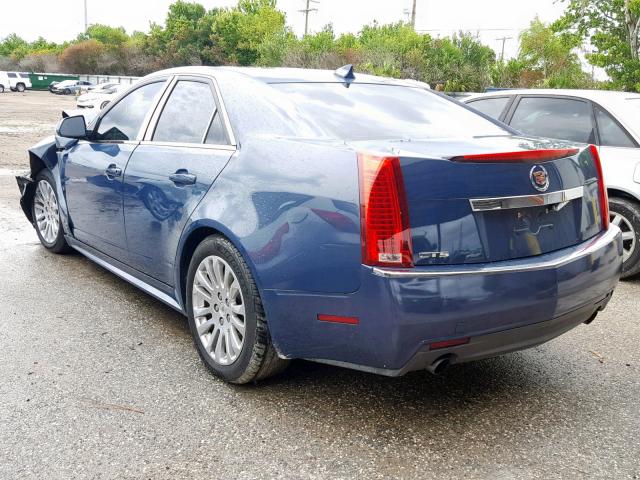 1G6DJ5EG2A0109565 - 2010 CADILLAC CTS PERFOR BLUE photo 3