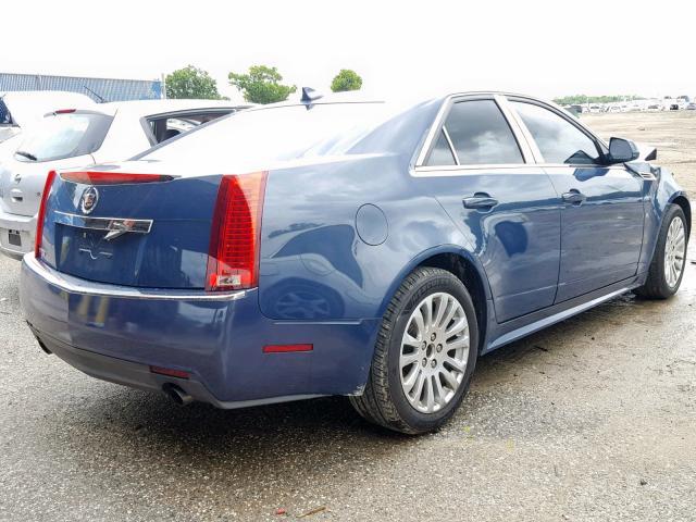 1G6DJ5EG2A0109565 - 2010 CADILLAC CTS PERFOR BLUE photo 4