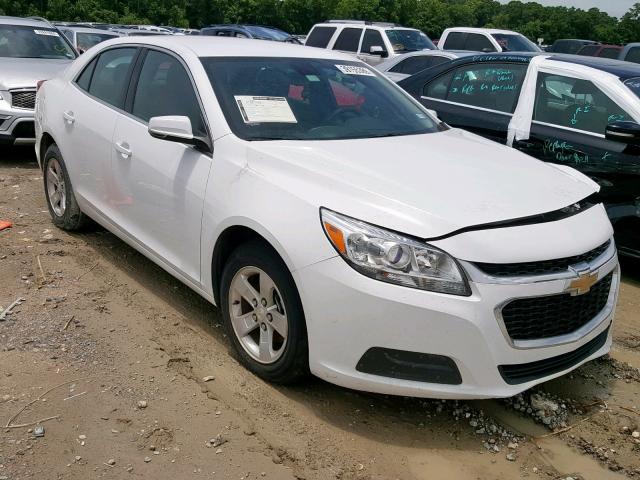 1G11C5SA4GU154639 - 2016 CHEVROLET MALIBU LIM WHITE photo 1