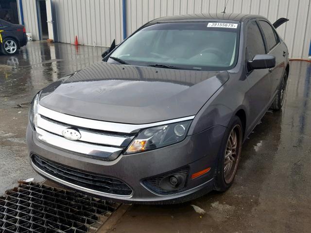 3FAHP0HA1BR323235 - 2011 FORD FUSION SE GRAY photo 2