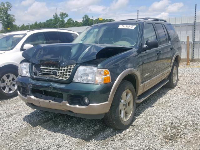 1FMZU74KX4UB87628 - 2004 FORD EXPLORER E GREEN photo 2