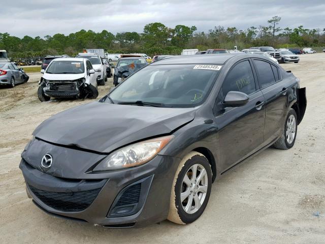 JM1BL1SF2A1248849 - 2010 MAZDA 3 I GRAY photo 2