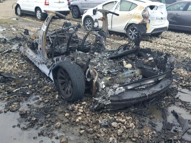 5YJSA1E25JF254540 - 2018 TESLA MODEL S Կապույտ լուսանկար 3