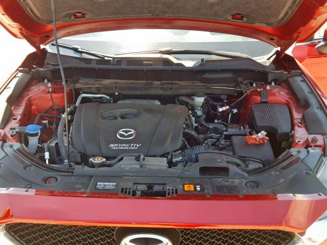 JM3KFACL1H0216879 - 2017 MAZDA CX-5 TOURI RED photo 7