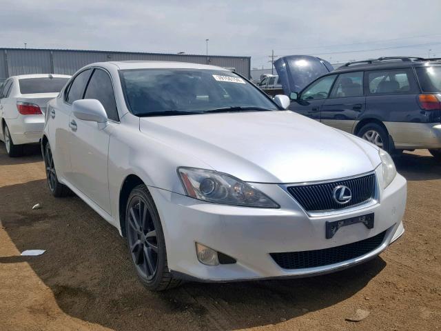 JTHCK262975011585 - 2007 LEXUS IS 250 WHITE photo 1