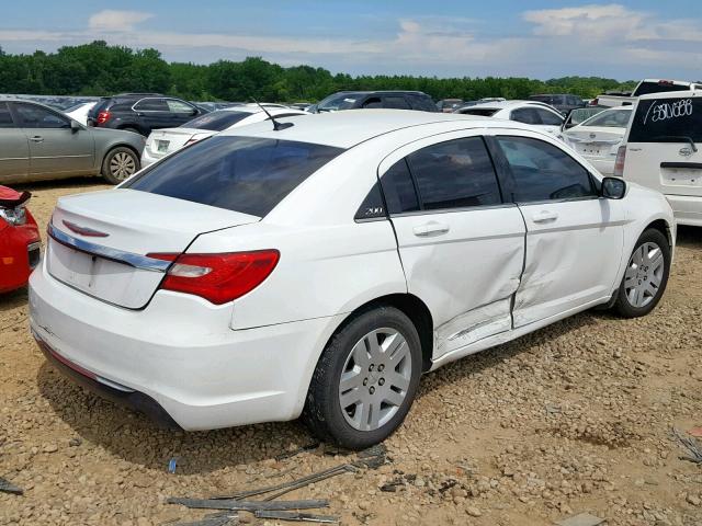 1C3CCBAB2CN222776 - 2012 CHRYSLER 200 LX WHITE photo 4