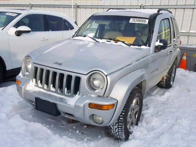 1J4GL58K83W593157 - 2003 JEEP LIBERTY LI SILVER photo 2