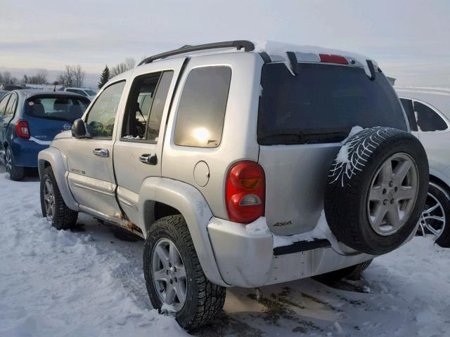 1J4GL58K83W593157 - 2003 JEEP LIBERTY LI SILVER photo 3