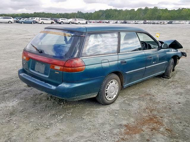 4S3BK4954V8322724 - 1997 SUBARU LEGACY POS GREEN photo 4