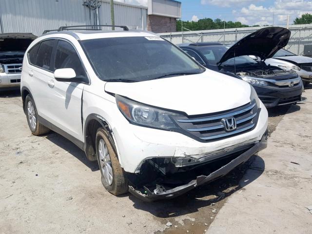 5J6RM3H72CL038096 - 2012 HONDA CR-V EXL WHITE photo 1