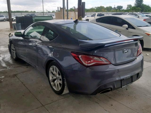 KMHHT6KD0DU113227 - 2013 HYUNDAI GENESIS CO CHARCOAL photo 3