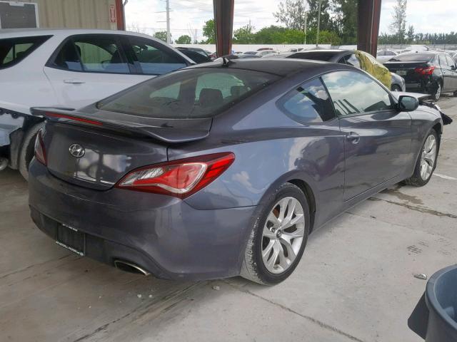 KMHHT6KD0DU113227 - 2013 HYUNDAI GENESIS CO CHARCOAL photo 4