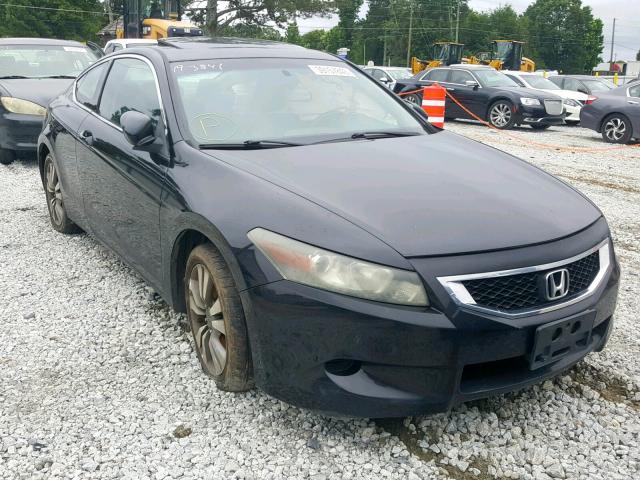 1HGCS12818A019907 - 2008 HONDA ACCORD EXL BLACK photo 1