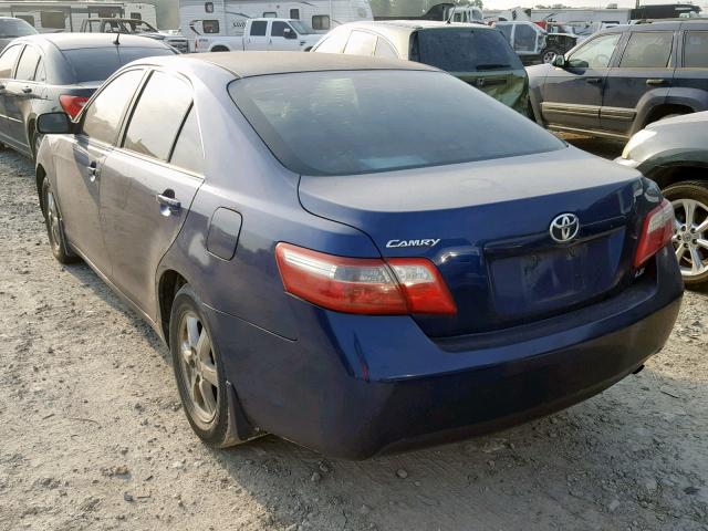 4T1BE46KX7U105847 - 2007 TOYOTA CAMRY NEW BLUE photo 3