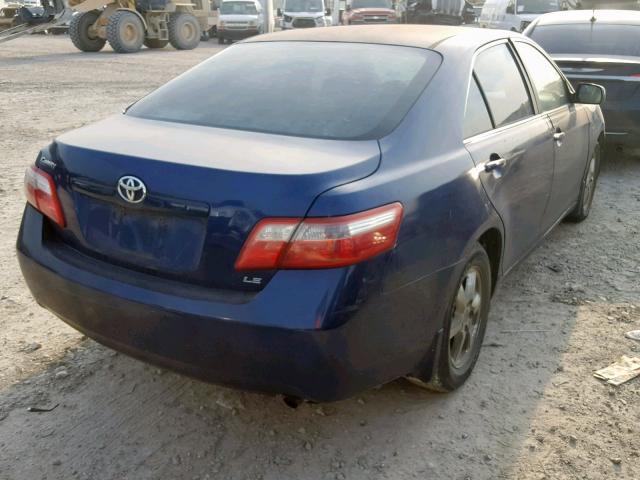 4T1BE46KX7U105847 - 2007 TOYOTA CAMRY NEW BLUE photo 4